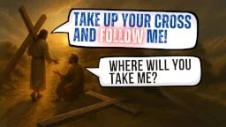 Thumbnail for Bible study on true meaning of taking up your cross and following Jesus