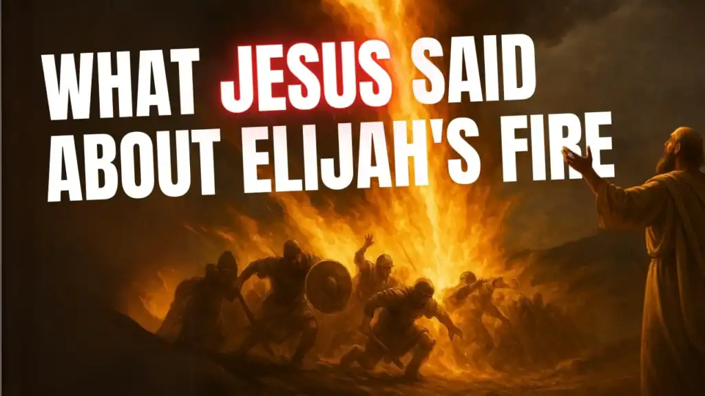 Thumbnail for Bible study on Elijah calling fire from heaven and the meaning according to Jesus