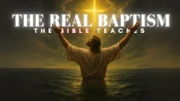 Thumbnail for Bible study answering the question: What is baptism in the Bible and its true spiritual meaning