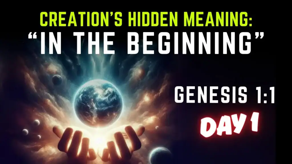 Thumbnail for Bible study on Genesis 1:1 and spiritual meaning of creation