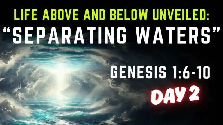 Thumbnail for Bible study on Genesis 1:6-10, firmament, and separating waters